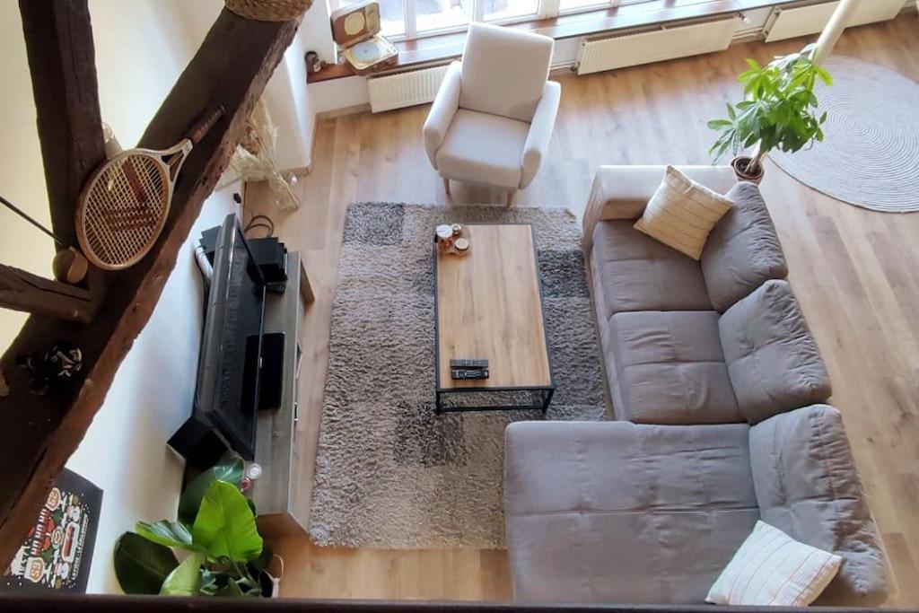 Duplex Atypique Dans La Cite Medievale ラン エクステリア 写真